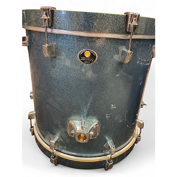 Used TAMA 5 Piece Silverstar Ice Blue Metallic Drum Kit