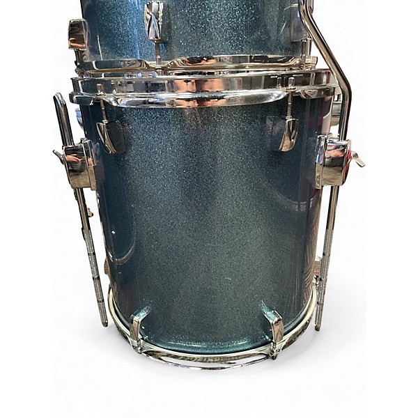 Used TAMA 5 Piece Silverstar Ice Blue Metallic Drum Kit