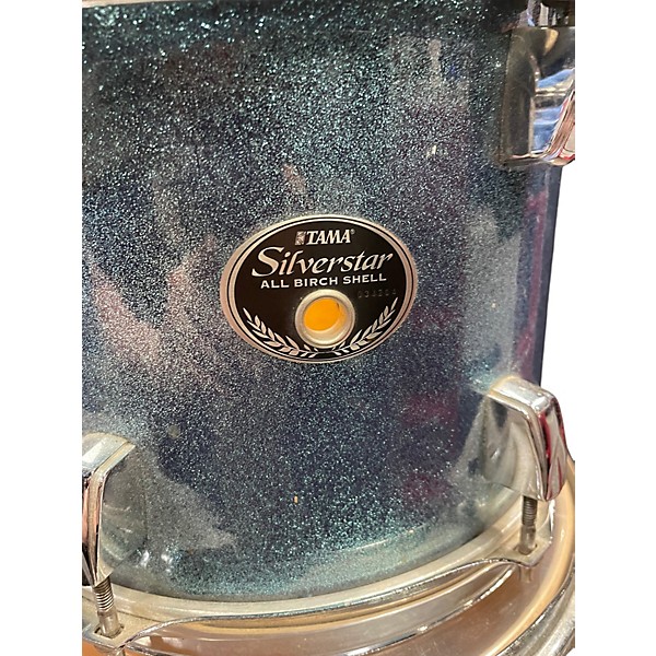 Used TAMA 5 Piece Silverstar Ice Blue Metallic Drum Kit