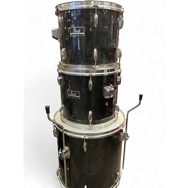 Used Pearl 4 Piece Forum Black Drum Kit