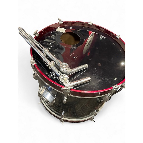 Used Pearl 4 Piece Forum Black Drum Kit