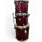 Used Mapex 4 Piece venus Candy Apple Red Drum Kit