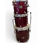 Used Mapex 4 Piece venus Candy Apple Red Drum Kit