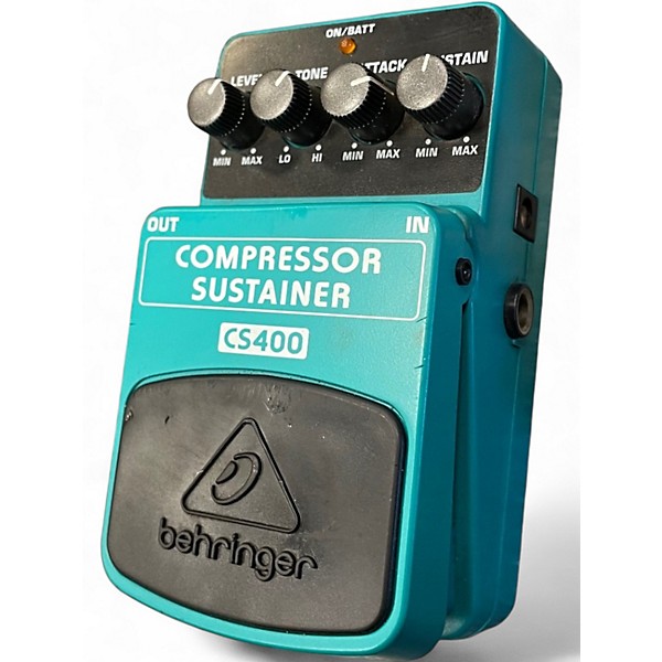 Used Behringer CS400 Compressor Sustainer Effect Pedal
