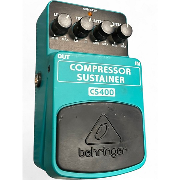 Used Behringer CS400 Compressor Sustainer Effect Pedal