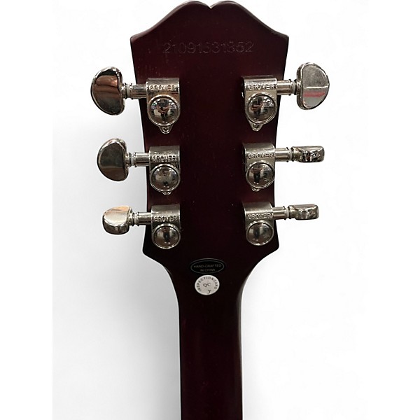 Used Epiphone Les Paul Traditional Pro IV Worn Wine Red Solid Body Electric Guitar