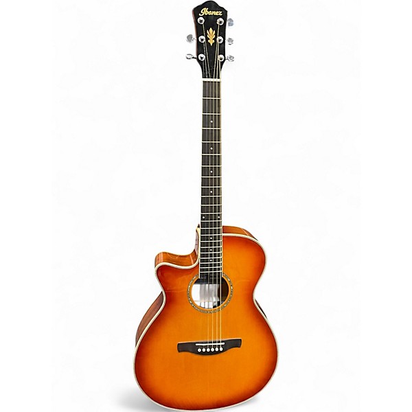 Used Ibanez AEG18LH 2 Color Sunburst Acoustic Electric Guitar
