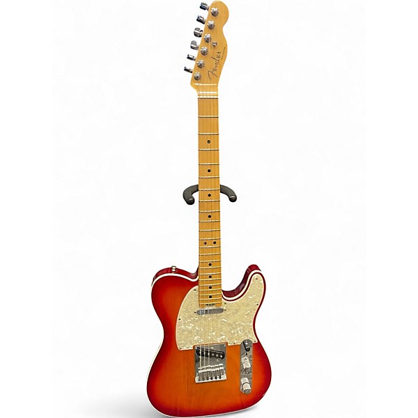 Used Fender American Elite Telecaster Aged Cherry Burst Solid Body Electric Guitar