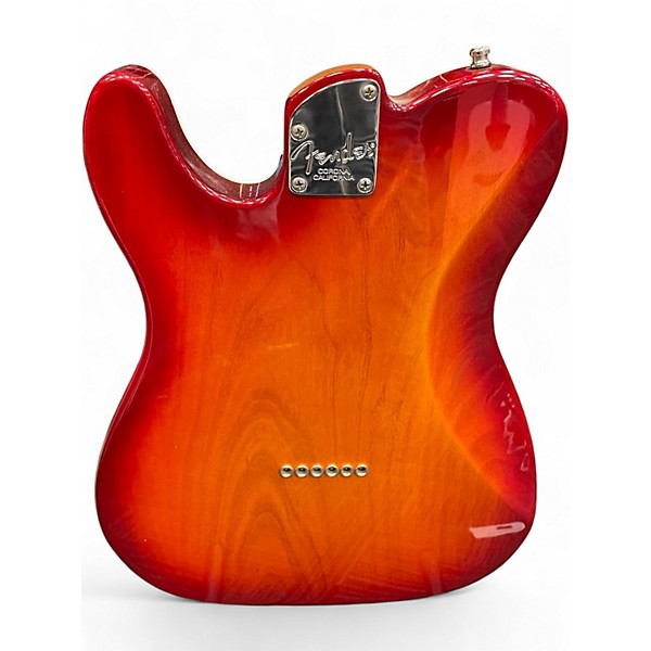 Used Fender American Elite Telecaster Aged Cherry Burst Solid Body Electric Guitar