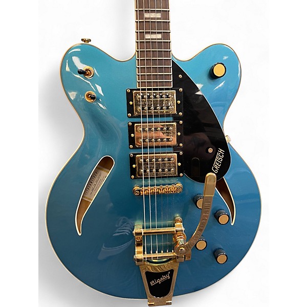 Used Gretsch STREAMLINER CAT EYE Riviera Blue Hollow Body Electric Guitar