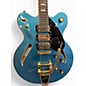 Used Gretsch STREAMLINER CAT EYE Riviera Blue Hollow Body Electric Guitar