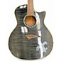 Used Dean Exotica FM TBK Translucent Black Acoustic Electric Guitar