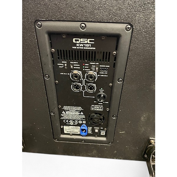 Used QSC KW181 1000W Powered Subwoofer
