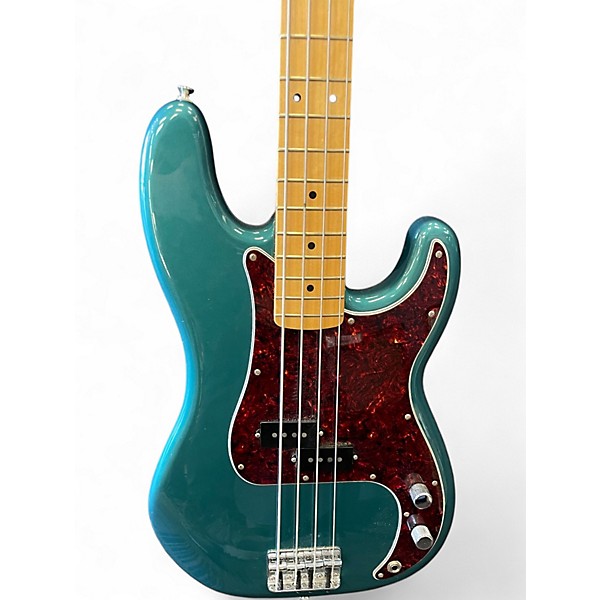 Used Fender Player Precision Bass Emerald Green Electric Bass Guitar