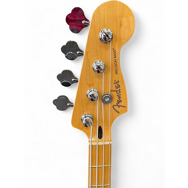 Used Fender Player Precision Bass Emerald Green Electric Bass Guitar