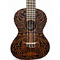 Used Luna UKE Tribal Tenor Brown Ukulele