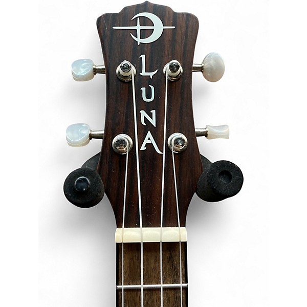 Used Luna UKE Tribal Tenor Brown Ukulele