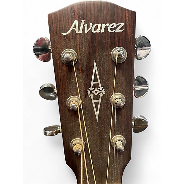 Used Alvarez ad30ce Natural Acoustic Electric Guitar
