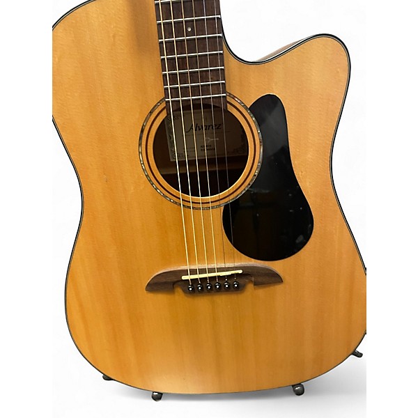Used Alvarez ad30ce Natural Acoustic Electric Guitar