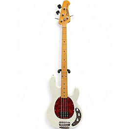 Used Sterling by Music Man STINGRAY CLASSIC RAY24CA Olympic White Electric Bass Guitar