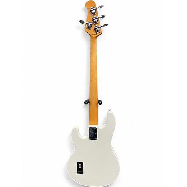 Used Sterling by Music Man STINGRAY CLASSIC RAY24CA Olympic White Electric Bass Guitar