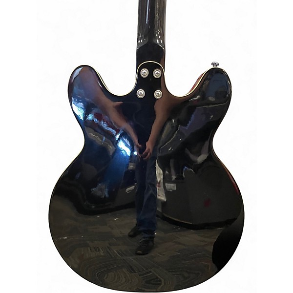 Used Airline H77 Black Hollow Body Electric Guitar