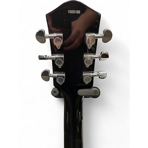 Used Airline H77 Black Hollow Body Electric Guitar