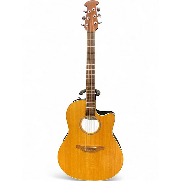 Used Ovation S771 Balladeer Special Natural Acoustic Electric Guitar