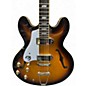 Used Epiphone Lefty Casino VS 3 Tone Sunburst Hollow Body Electric Guitar
