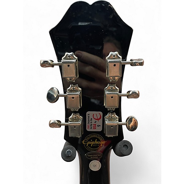 Used Epiphone Lefty Casino VS 3 Tone Sunburst Hollow Body Electric Guitar