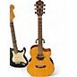 Used Washburn WL20SCE-0 Natural Acoustic Electric Guitar thumbnail
