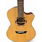 Used Washburn WL20SCE-0 Natural Acoustic Electric Guitar
