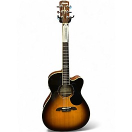 Used Alvarez AF60CE Folk 2 Color Sunburst Acoustic Electric Guitar