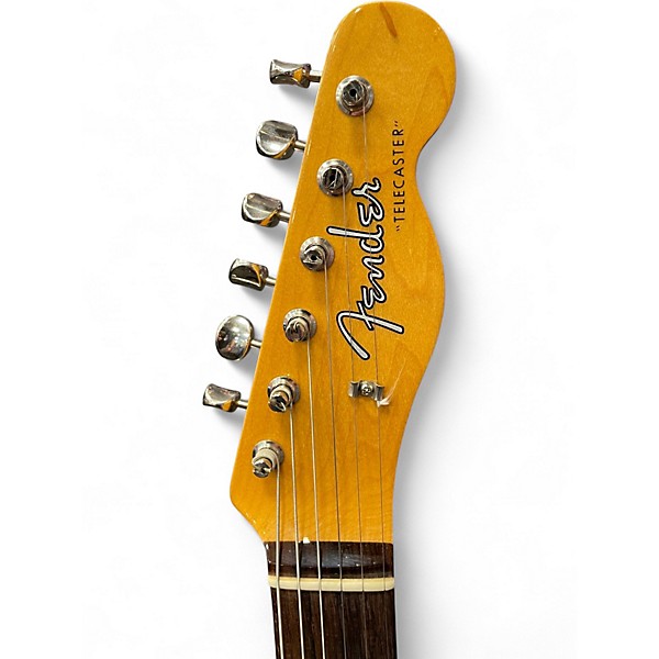 Used Fender Jimmy Page Mirror Telecaster White Solid Body Electric Guitar
