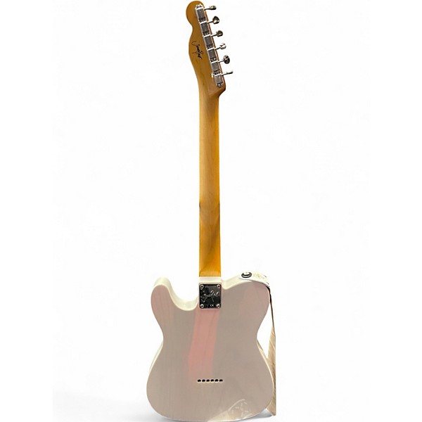 Used Fender Jimmy Page Mirror Telecaster White Solid Body Electric Guitar