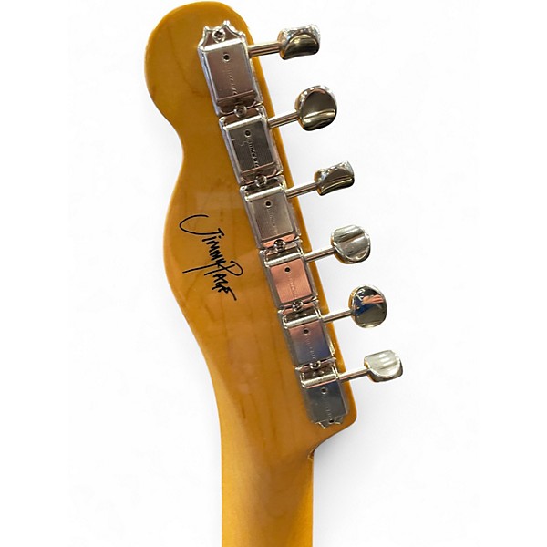Used Fender Jimmy Page Mirror Telecaster White Solid Body Electric Guitar