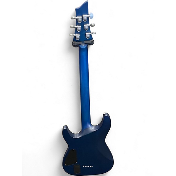 Used Schecter Guitar Research C1 Platinum Blue Solid Body Electric Guitar