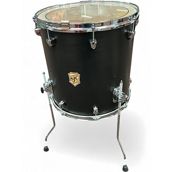 Used SJC Drums 3 Piece TOUR SERIES Satin Black Drum Kit