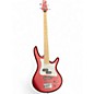 Used Ibanez SRMD200 Satin Red Electric Bass Guitar thumbnail