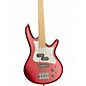 Used Ibanez SRMD200 Satin Red Electric Bass Guitar