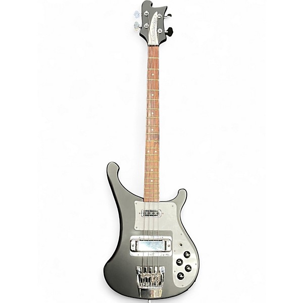 Used 2021 Rickenbacker 4003 Flat Black Electric Bass Guitar
