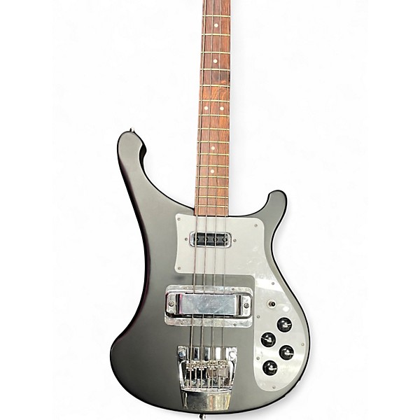 Used 2021 Rickenbacker 4003 Flat Black Electric Bass Guitar