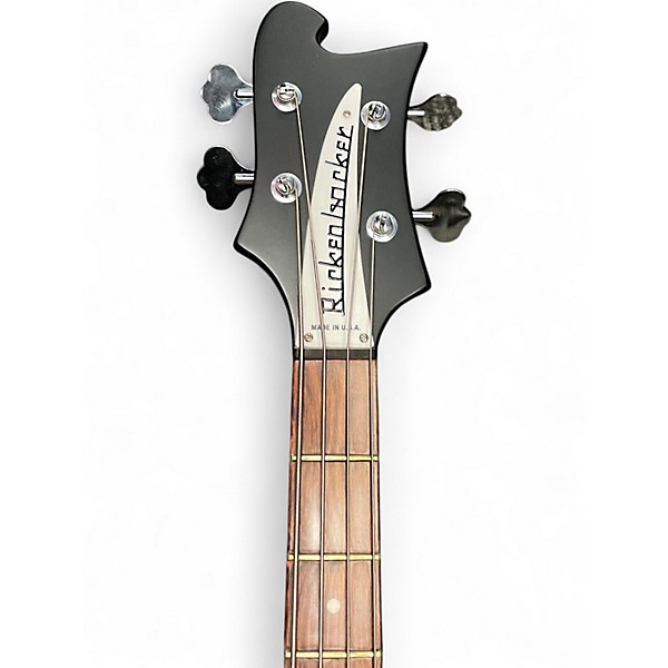 Used 2021 Rickenbacker 4003 Flat Black Electric Bass Guitar