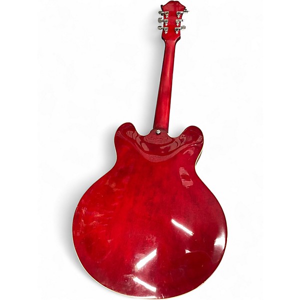 Used Epiphone Dot Worn Cherry Hollow Body Electric Guitar
