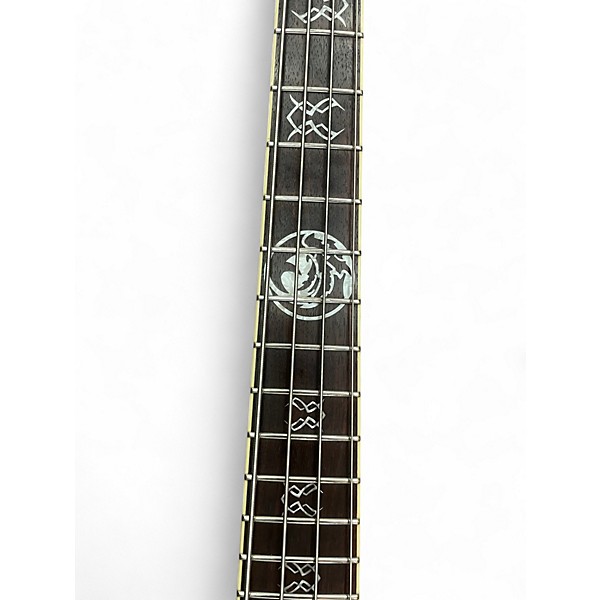 Used Schecter Guitar Research DALE STEWART AVENGER 4 STRING BASS Black Electric Bass Guitar