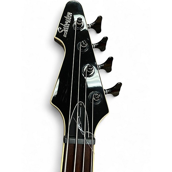Used Schecter Guitar Research DALE STEWART AVENGER 4 STRING BASS Black Electric Bass Guitar