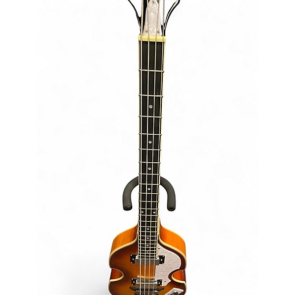 Used Rogue VIOLIN BASS 2 Color Sunburst Electric Bass Guitar