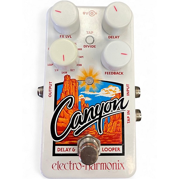 Used Electro-Harmonix Canyon Delay and Looper Effect Pedal