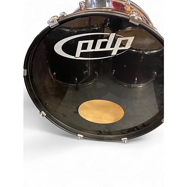 Used PDP by DW 5 Piece EZ RED SPARKLE Drum Kit