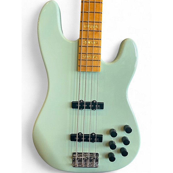 Used Markbass GV4 Gloxy Val Surf Green Electric Bass Guitar